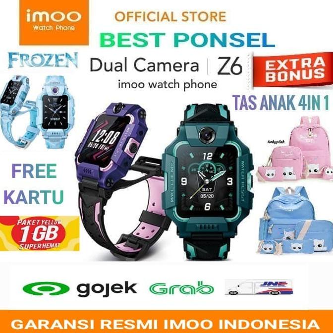 IMOO WATCH PHONE Z6 HD VIDEO CALL GARANSI RESMI IMOO INDONESIA ---NEW READY---