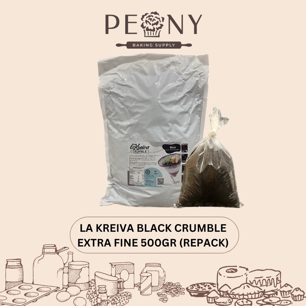 LA KREIVA BLACK CRUMBEL EXTRA FINE REPACK 500 GRAM