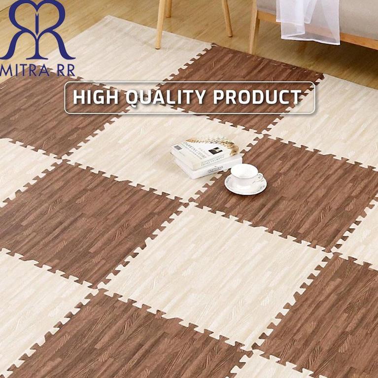 SALE Arizona Puzzle Mat Printing Wood Alas Lantai EVA foam Motif Kayu Bambu 30 x 30cm / 60 x 60cm De