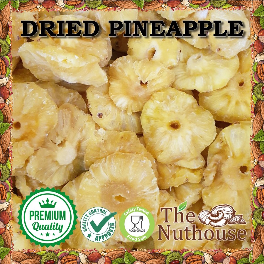 500gr Dried Pineapple / Buah Nanas Kering [Organic Premium Fruits]