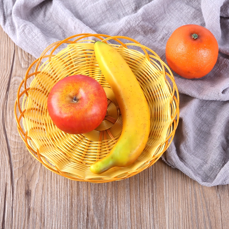 Keranjang Buah Wadah Buah Plastik Mangkok Tempat Buah Fruit Basket Oval Bulat