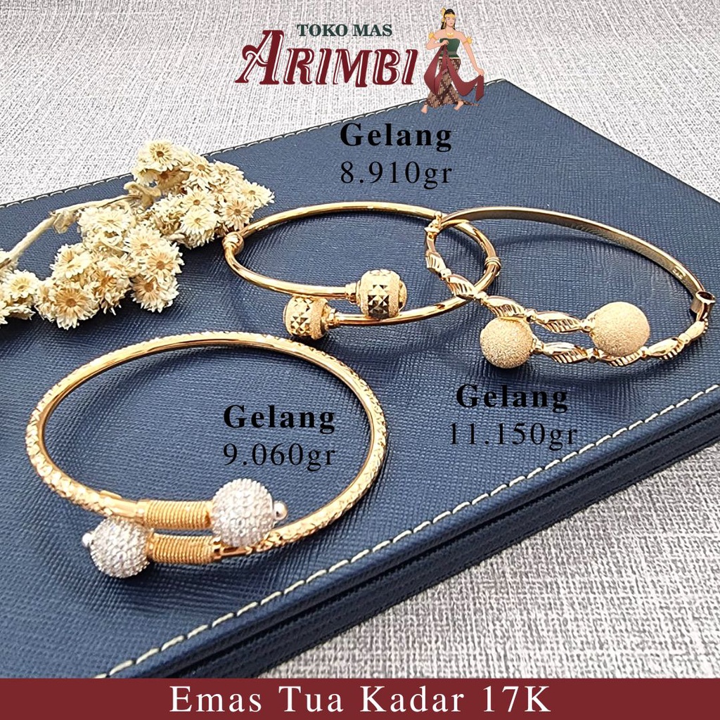 Gelang Emas Bangle Kolong Bola