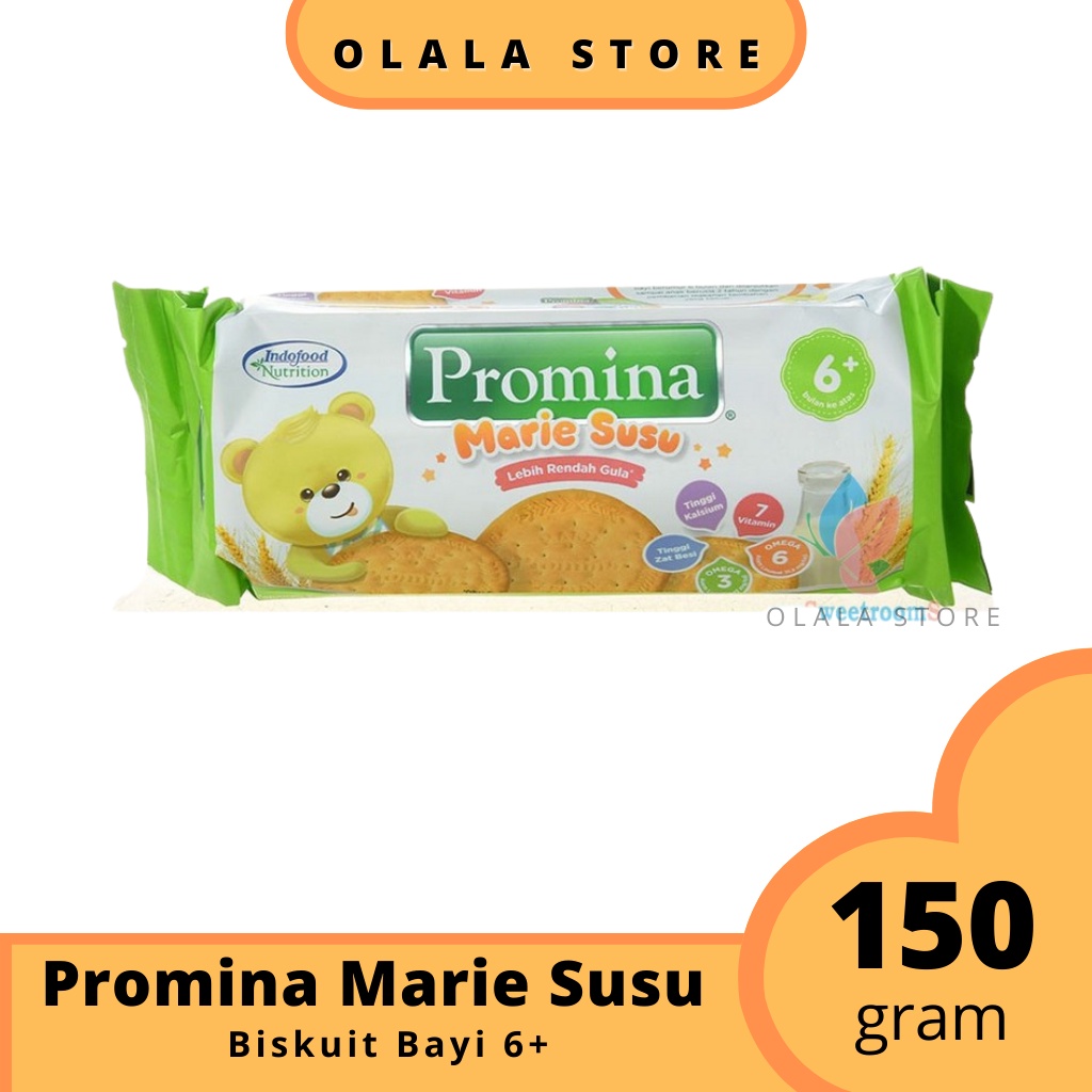 Promina / SUN Biskuit Marie Roll susu 80 /150g 6+ M