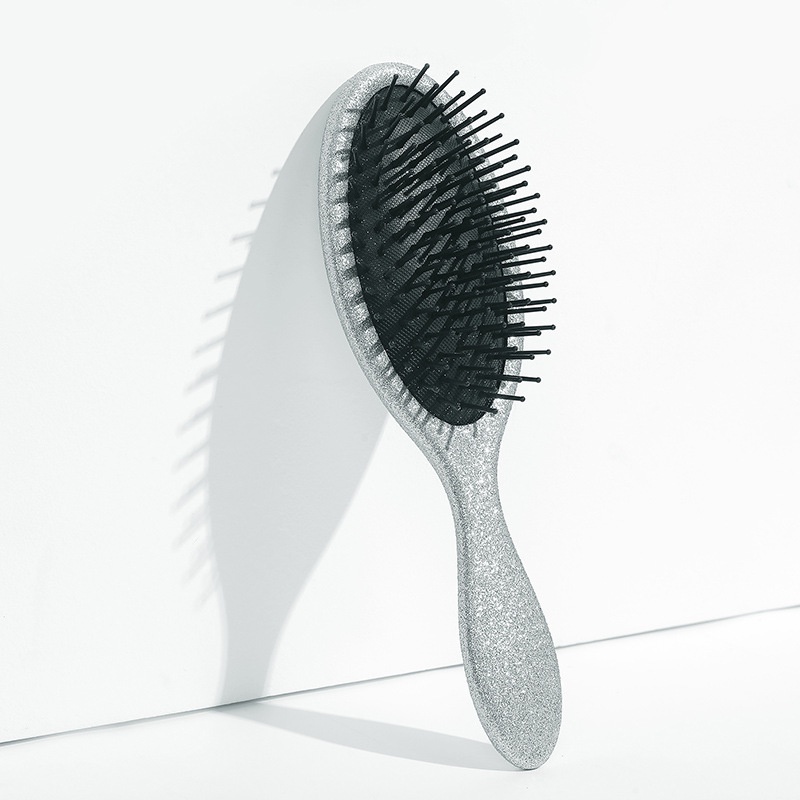 Sisir Rambut Gliter Bentuk Oval