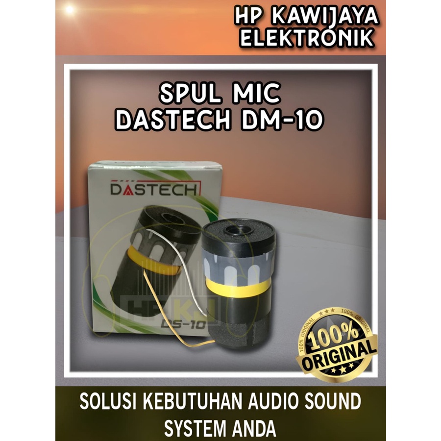 SPOOL MICROPHONE MIC DASTECH DS-10 SPUL MIC DASTECH DS 10