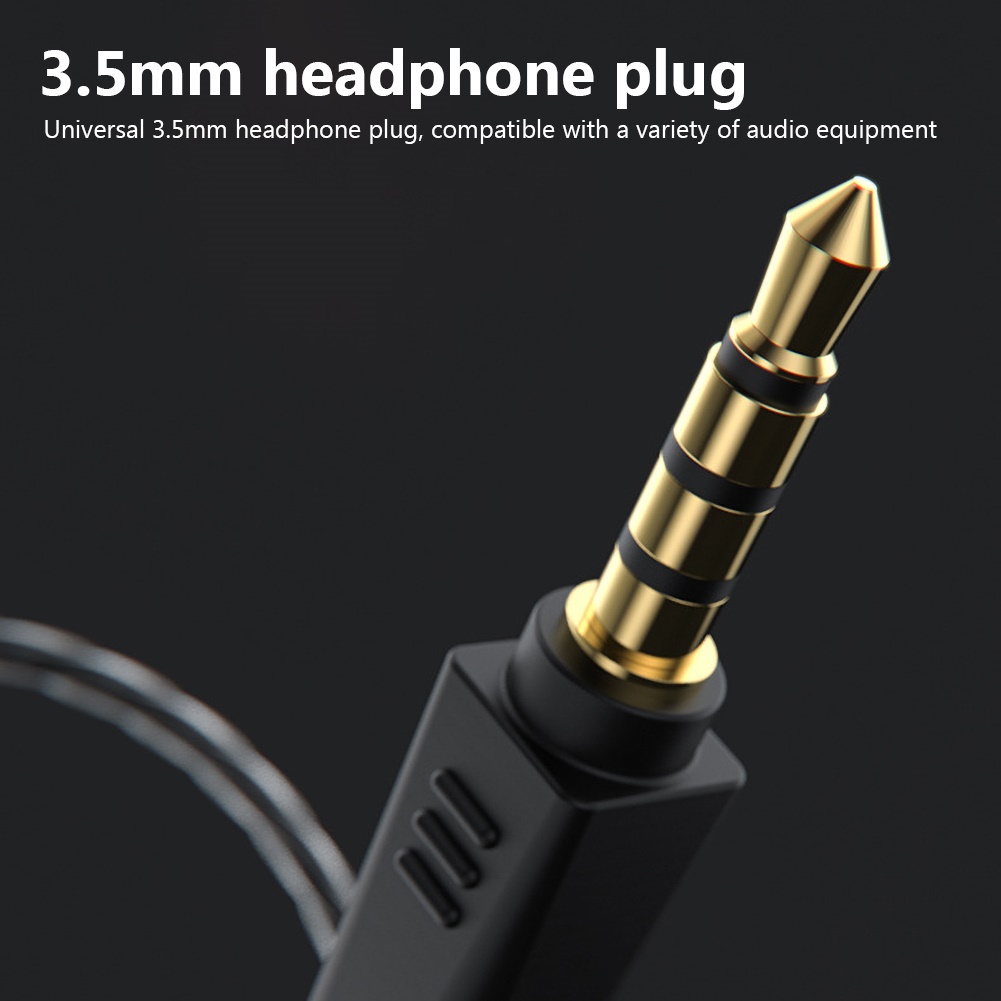 QKZ AK9 Earphone with Mic Sport Running Fashion In-ear Diamond Gaming Headset Wired Jack 3.5mm HIFI Music Bass