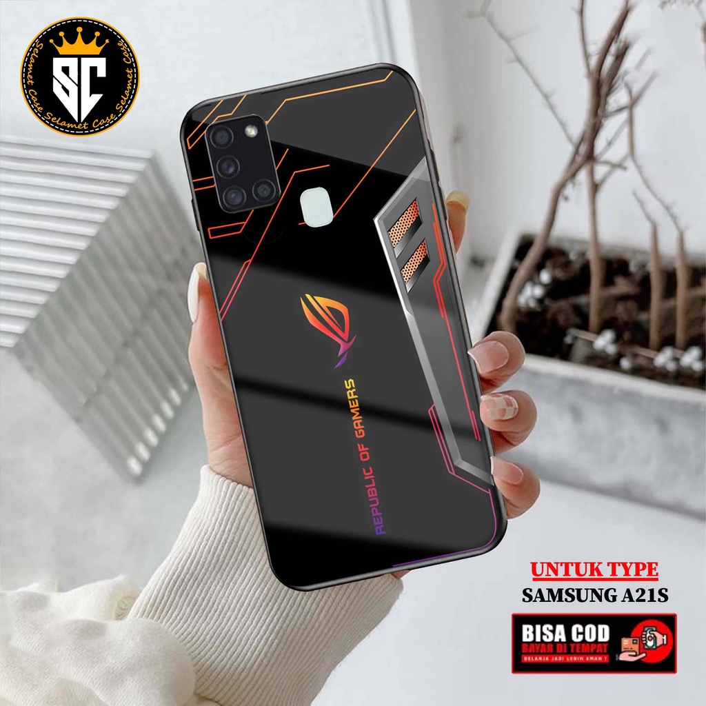 Case Samsung A21S Casing Samsung A21S Selamet Case [ROG] Case Glossy Case Aesthetic Custom Case Anim