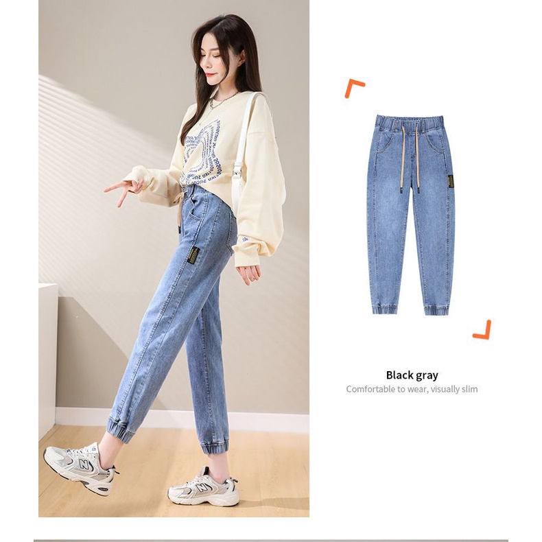 Korean Highwaist kulot jeans wanita/kulot jeans