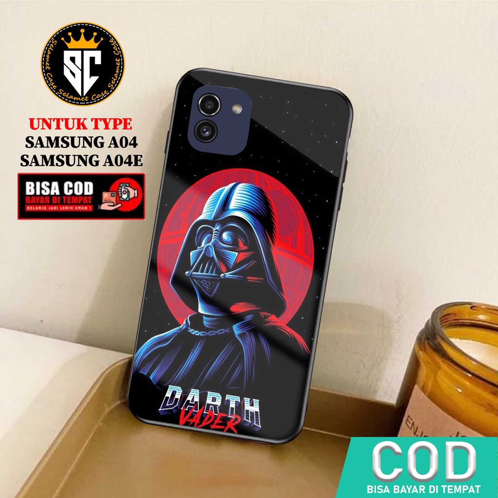 Case Samsung A04 A04E Casing Samsung A04 A04E Selamet Case [STRWR] Softcase Glass - Hardcase Glossy 