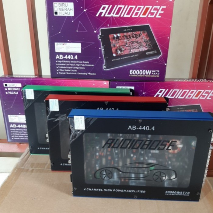 Terlaris Power 4 Chanel Audio Mobil Merk Audiobose 4 Chanel
