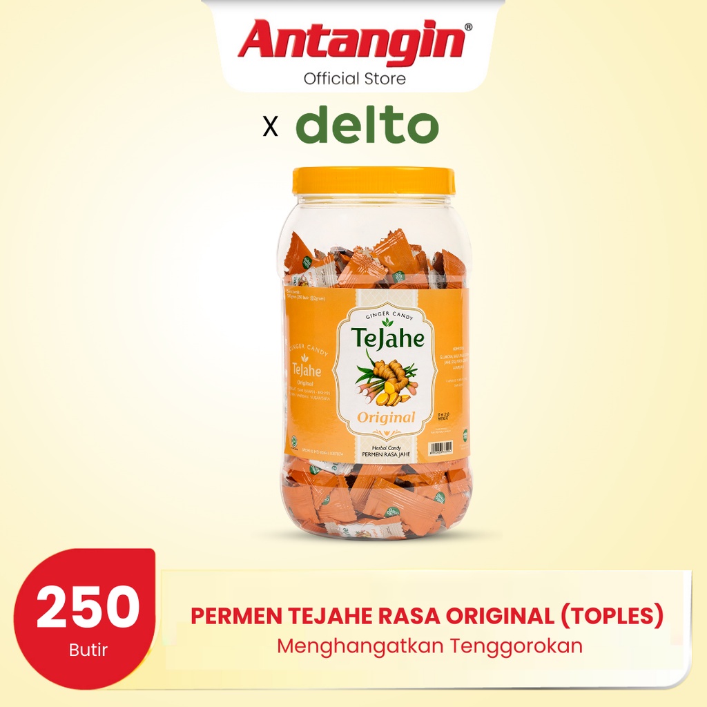 

Permen Tejahe Original Toples 250 - Menghangatkan Tenggorokan