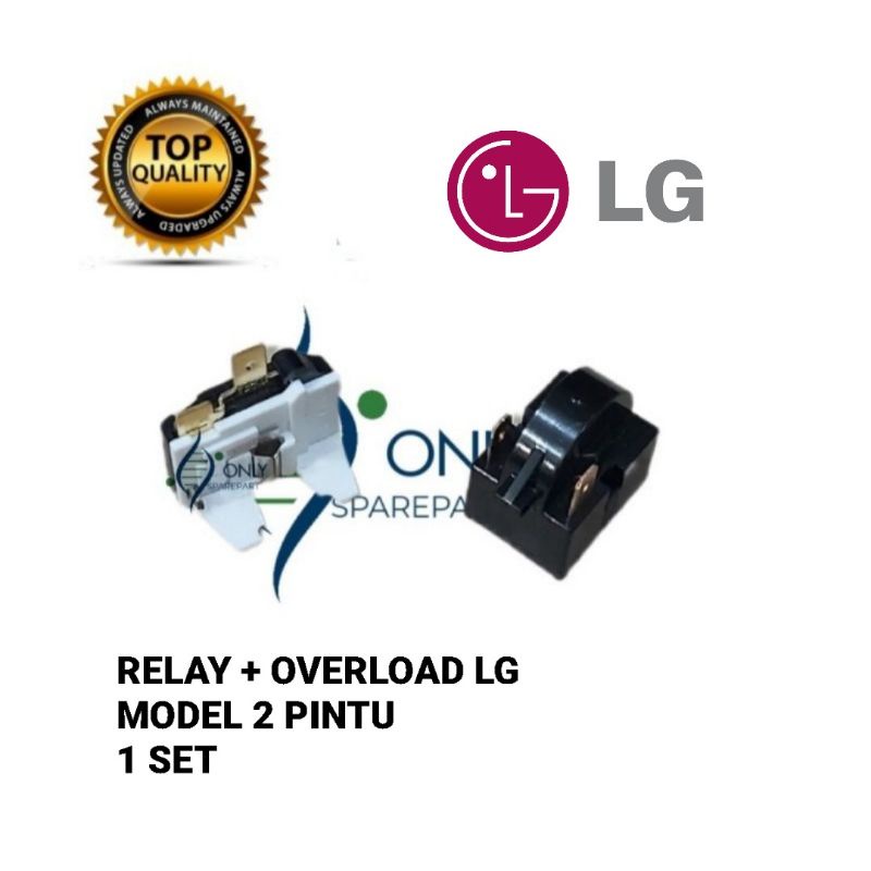 PTC RELAY KULKAS LG 2 PINTU + OVERLOAD KULKAS LG 2 PINTU