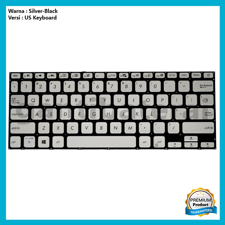 Keyboard Asus Vivobook A409 X409 X409L X409F A420 M409 ON OFF