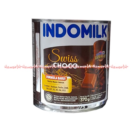 Indomilk Susu Kental Manis 370gr Swiss Coco Plain Coklat Kaleng Indomilk Putih Susu Krimer Susu Indo Milk Formula Baru Swisscoco