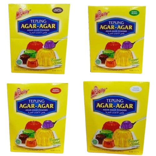 

AGAR - AGAR MR JELLY 7GRAM / ANEKA WARNA ( SACHET )