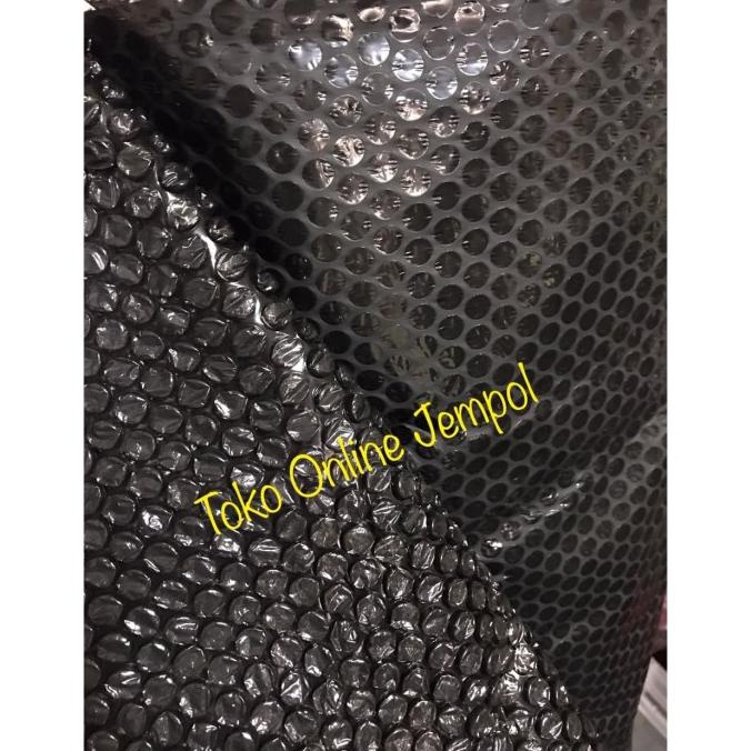 

HITAM 5 m X 1.25 m bubble wrap hitam black plastic wrapping pembungkus