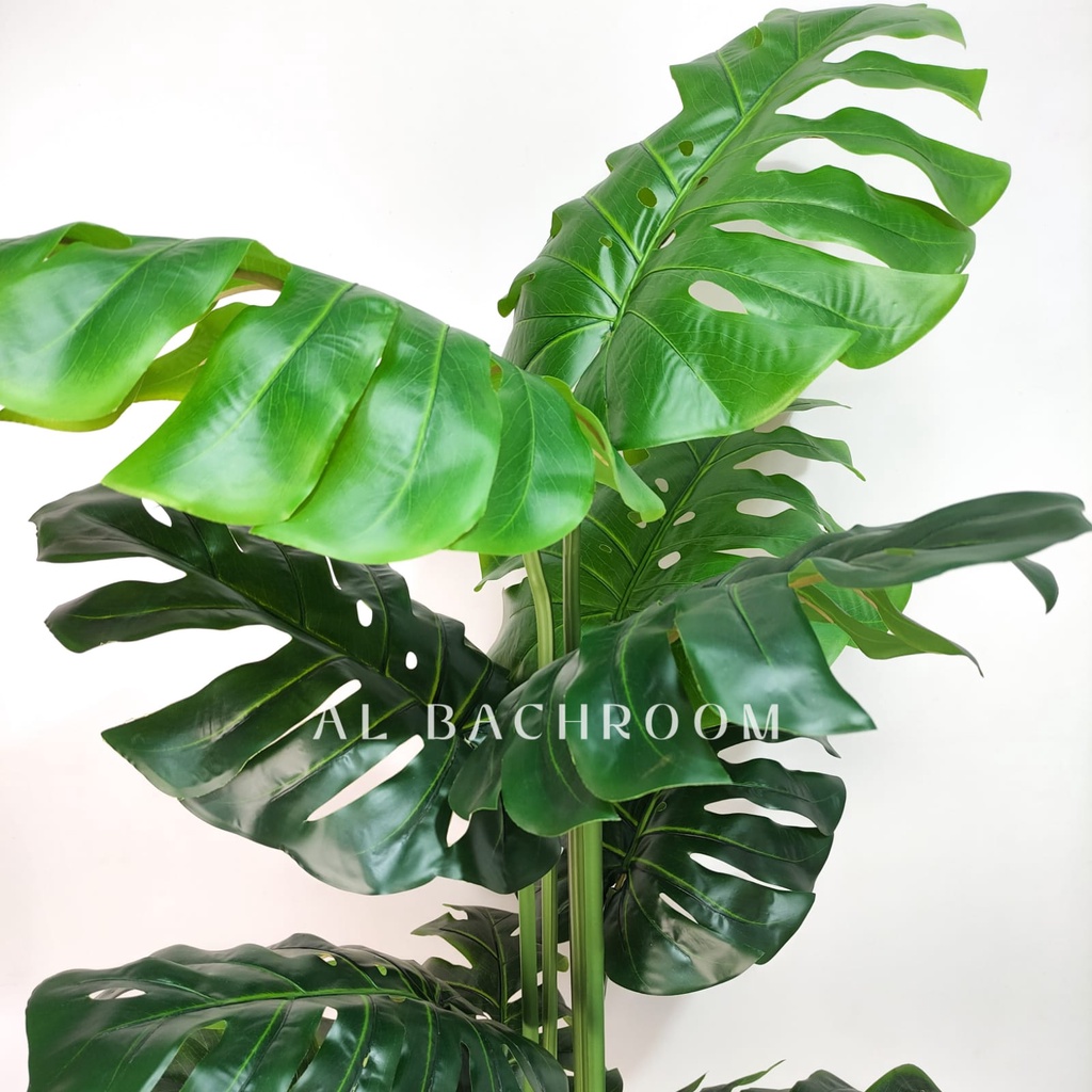 POHON ARTIFICIAL DAUN MONSTERA MY 170CM RB6054 PLASTIK DEKORASI RUMAH POHON PALSU DAUN PLASTIK HOME DECOR