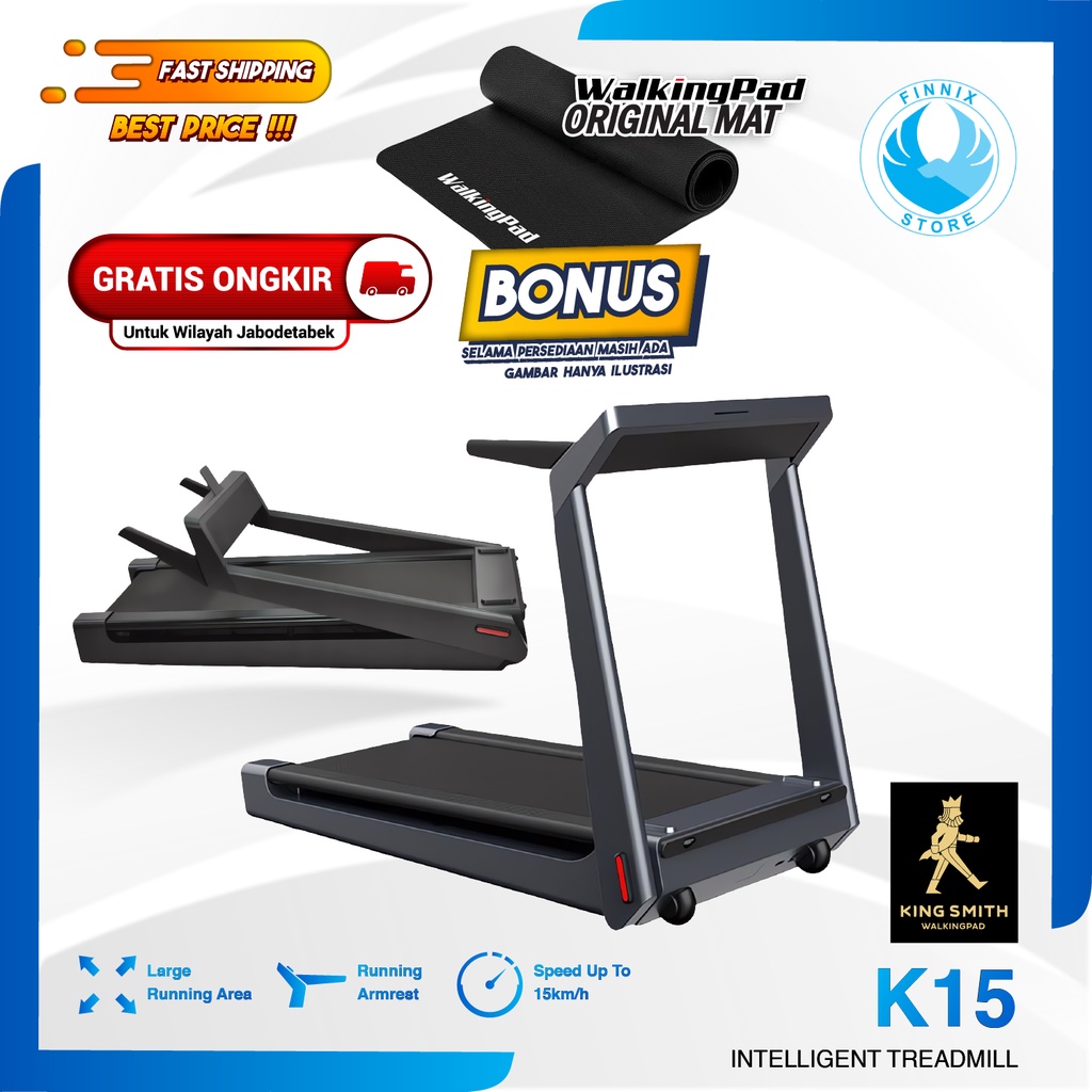 Kingsmith K15 Walking Pad Treadmill LCD Control Panel - Alat Fitness