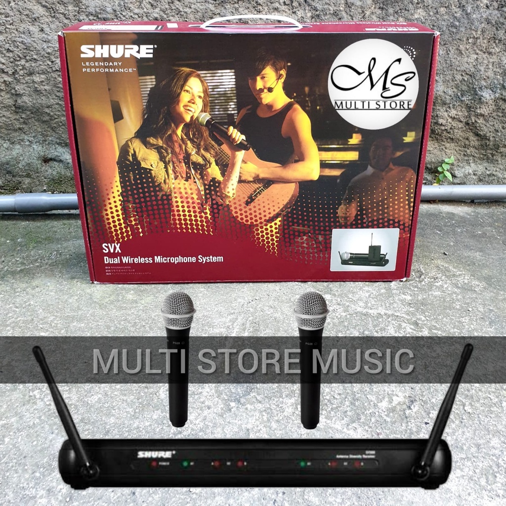 Mic Wireless - Shure SVX288 PG28 - Shure SVX288/PG28 - SVX 288 PG 28