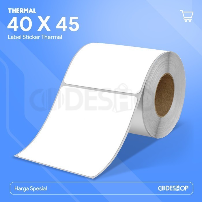 

Codeshop Stiker Label Barcode 40x45mm Thermal 1 Line 450 Pcs