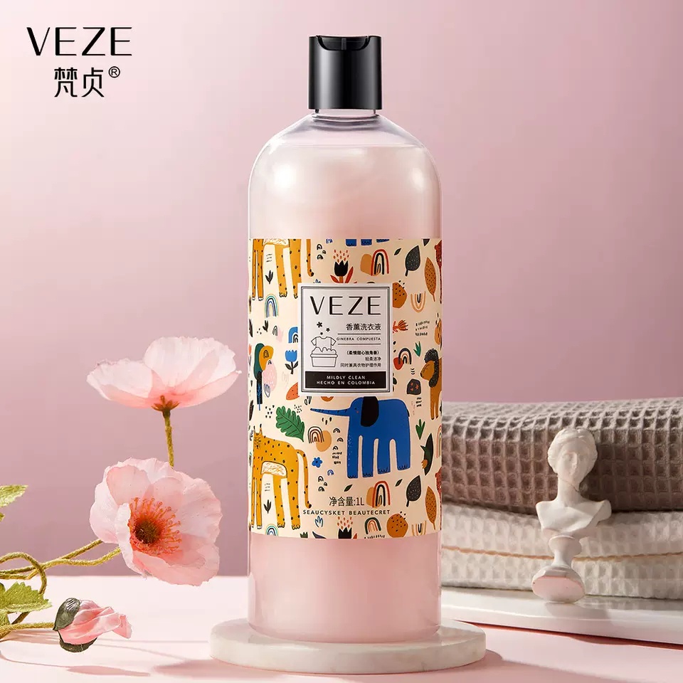 Veze Sabun Cuci Baju Detergen Laundry Pembersih Pakaian Detergen Cair Liquid 1Liter