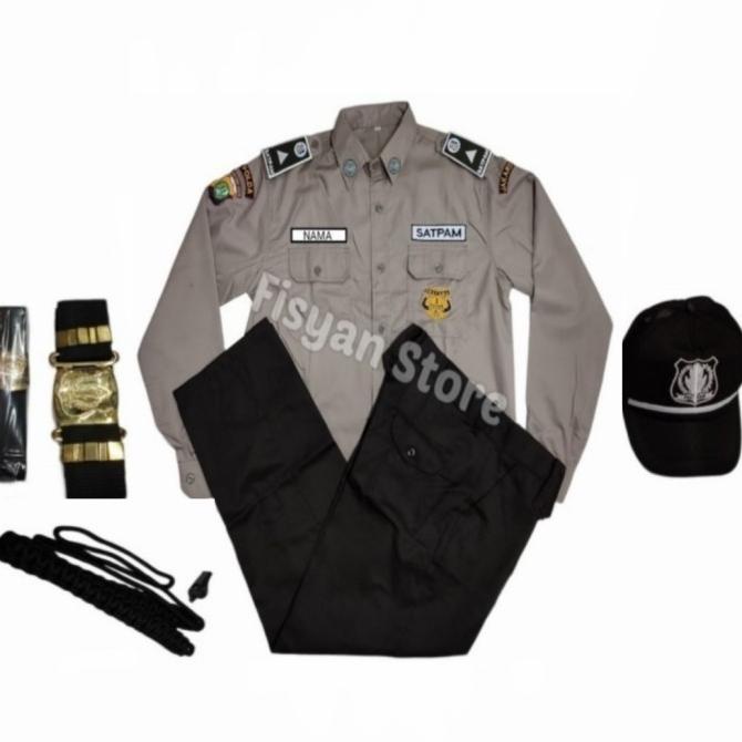 Paket Seragam PDL SUS Satpam | Paket Seragam PDL SUS Security Coklat