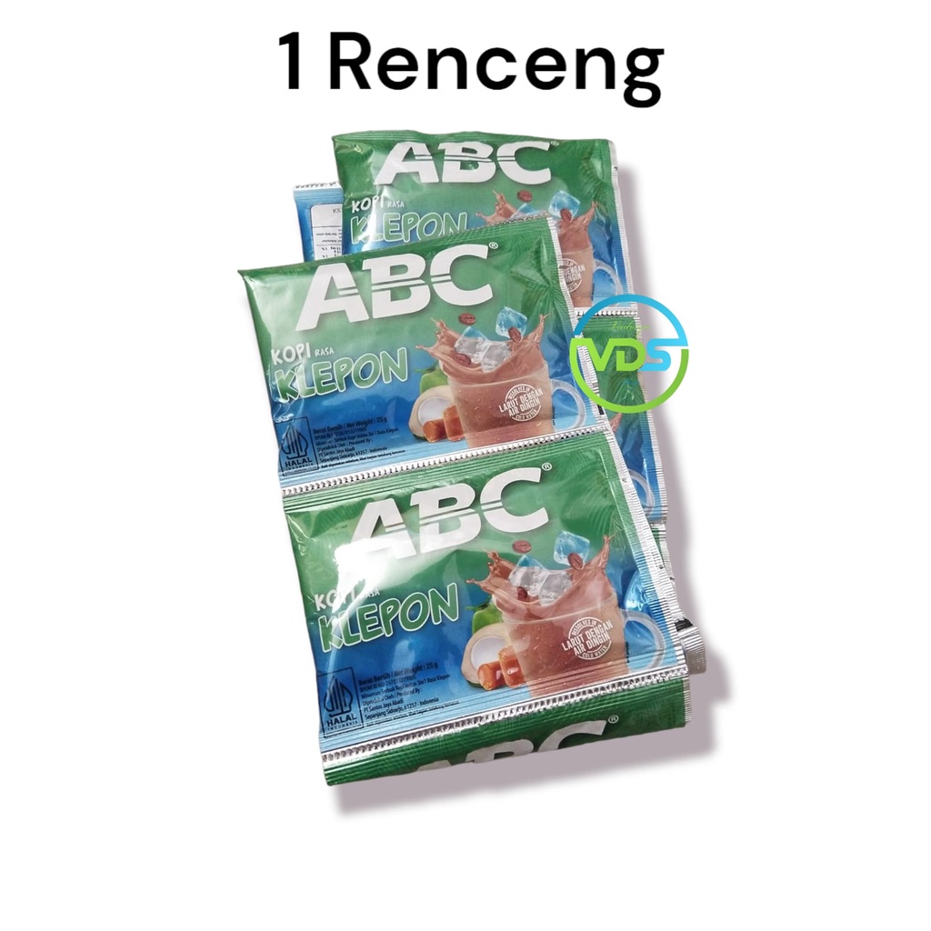 

Kopi ABC Kopi Rasa KLEPON 10 X 25gr Larut Dengan Air Dingin Gula Aren & Kelapa Kapal Api Group