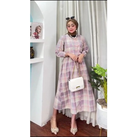 Midi Katun Triset Alya Original Tali Belakang