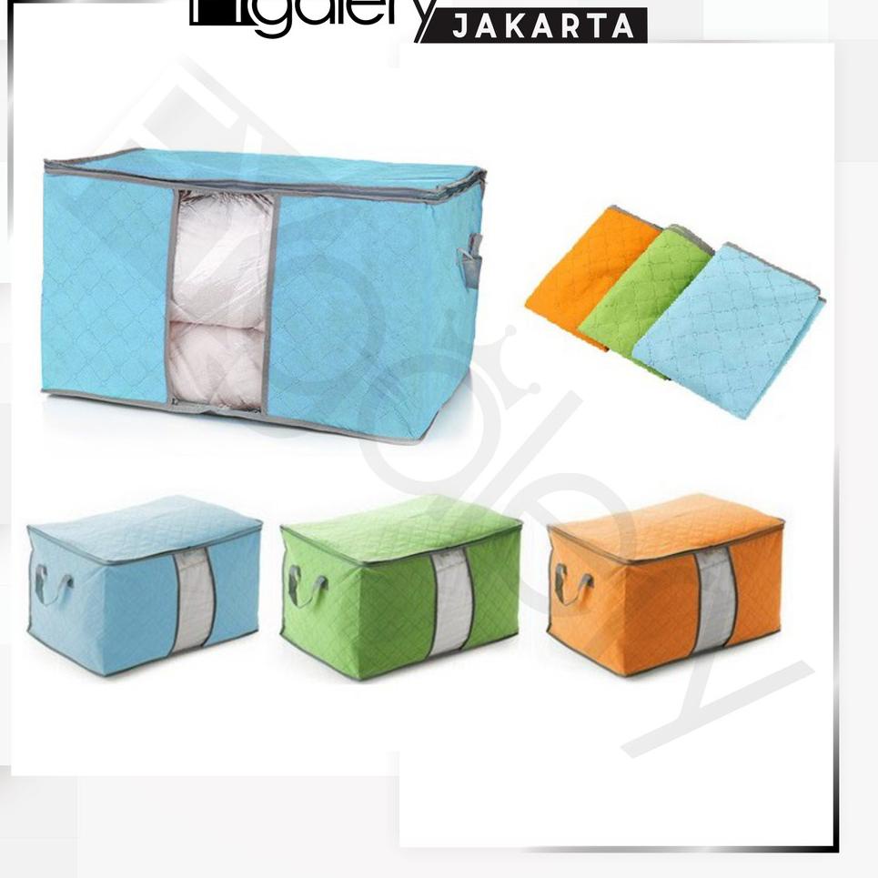 『Perdana』 FYGALERYJAKARTA HL0037 Bamboo Storage Box Tempat Penyimpanan Baju Organizer Model Tidur