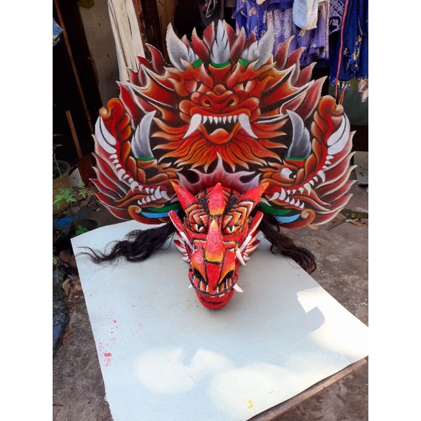 BARONGAN DEVIL ANAK (KAYU) MATA NYALA |Rampak barong| Devilan Anak