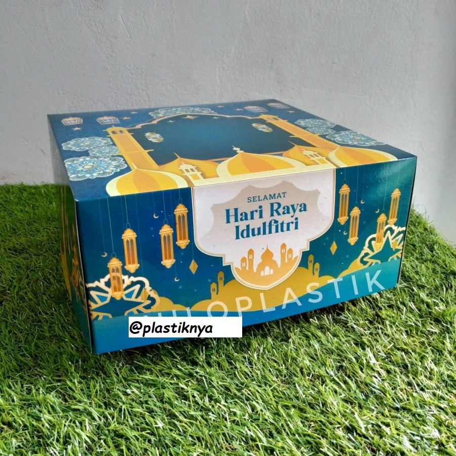 Box Hampers 25x25x11,5 / Dus Tart Kotak / Box Hampers Motif (5pcs)