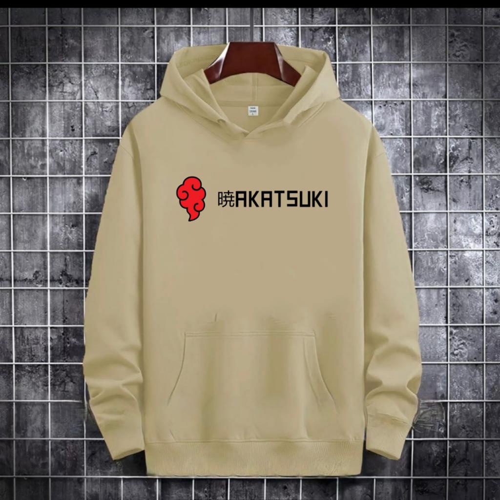 SWEATER HOODIE MODEL AKATSUKI ANIME NARUTO / HOODIE MURAH TERLARIS / HOODIE PRIA DAN WANITA / UNISEX