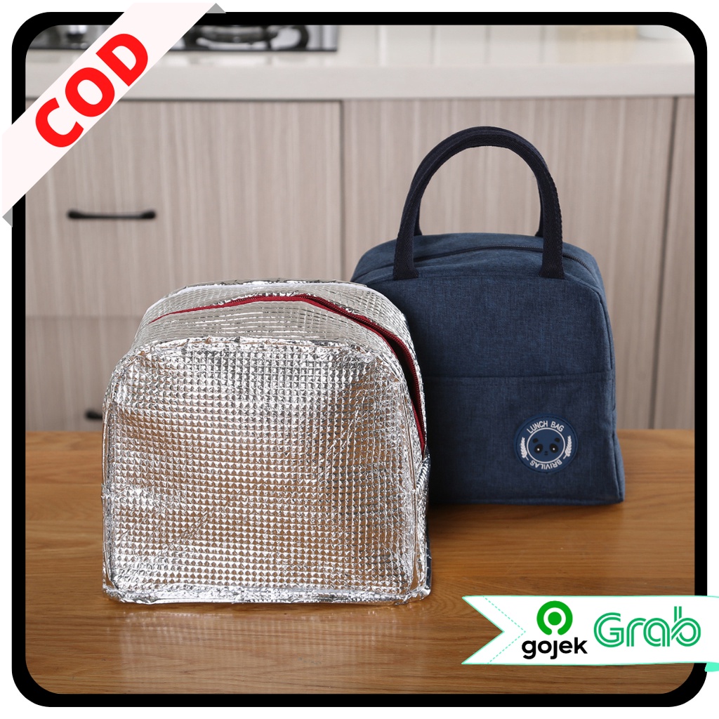 KAISSO - TAS BEKAL MAKAN SERBAGUNA / TAS BEKAL MAKAN LUNCH BAG PENGHANGAT /TAS BEKAL MENJAGA SUHU TEMPERATUR / POLOS COOLER BAG