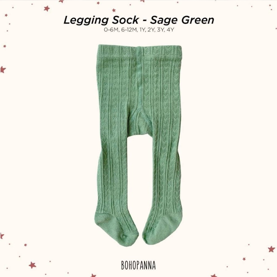 [TOMS] BOHOPANNA (1pcs) Legging Sock / Legging Anak Bayi Tutup Kaki
