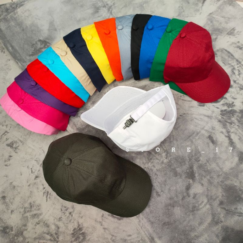 topi pria polos dewasa anak warna HIJAU ARMY topi baseball polos ijo army