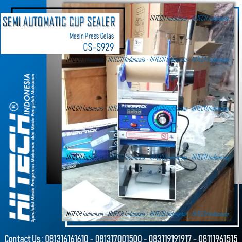 Mesin Cup Sealer Semi Otomatis Powerpack Cs-S929 Mesin Press Cup Gelas