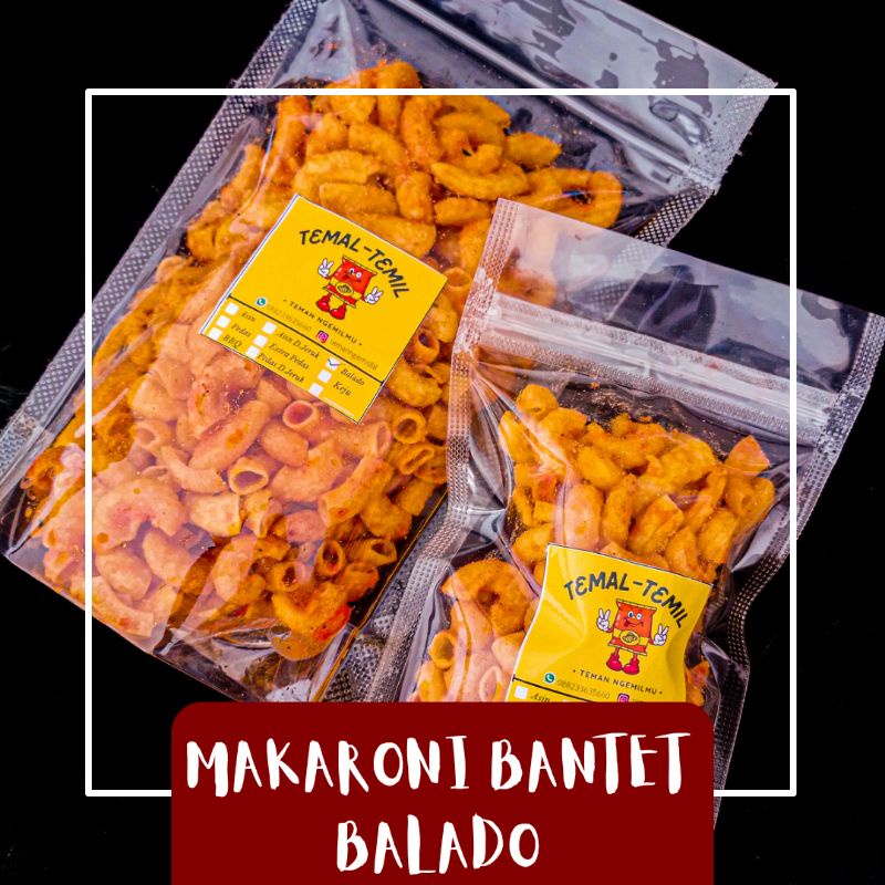 

Makaroni Bantet Balado Ngeunah Renyah 125gram