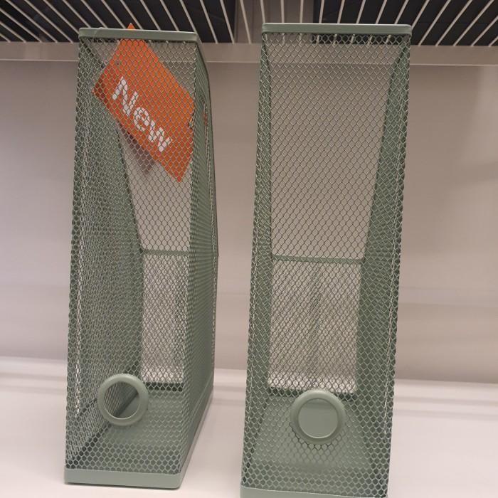 

Box File Holder Stainles Mesh/ Map Holder Organizer Box Isi 2Pc