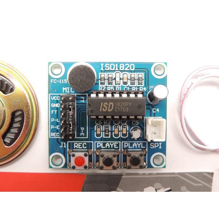 ISD1820 Voice Module ISD 1820 recording perekam suara board playback