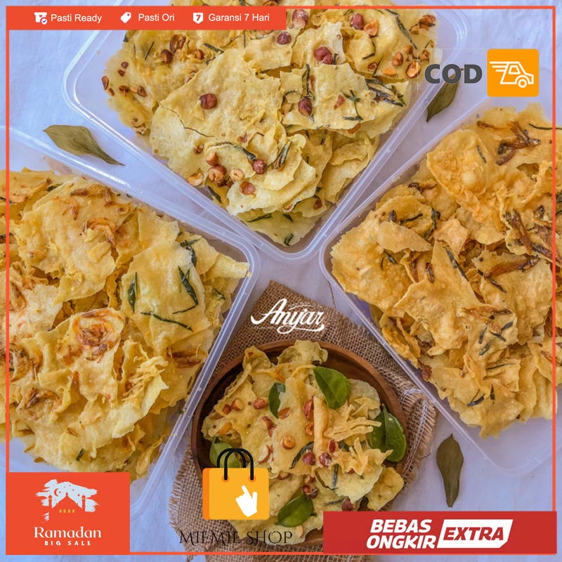 

REMPEYEK / PEYEK KACANG GRAGO TERI / TOPLES JUMBO / 390gr - Mixed kcg-grago