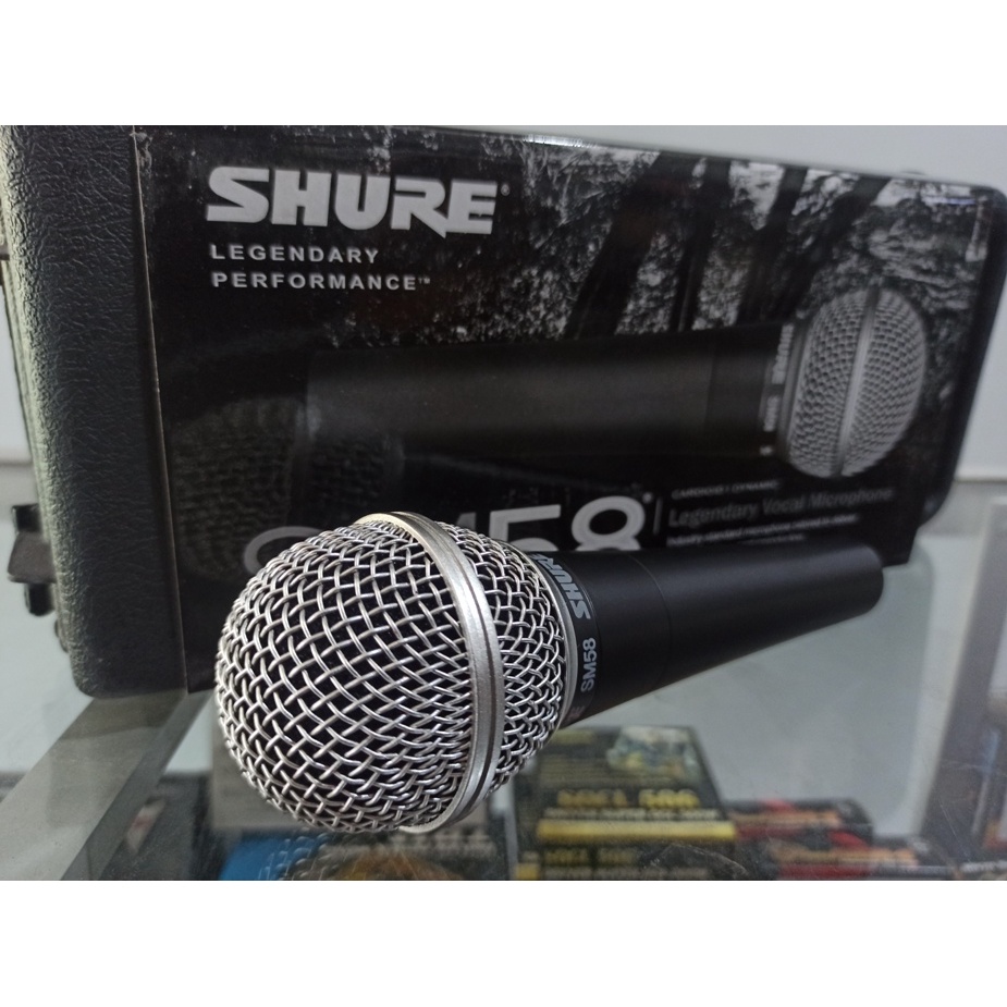 Microphone MIC Cable KARAOKE PROFESIONAL Shure SM58 made in MEXICO