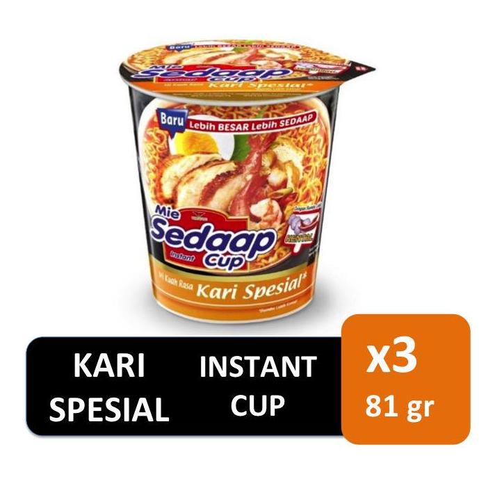 

Terbaru Mie Sedaap Kari Spesial Cup 3 x 81 gr