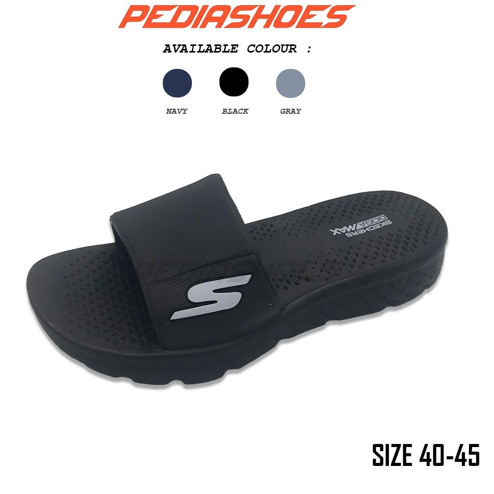 SALE TERBATAS Skechers Pria Slide Skechers Original Sandal Pria Skechers Slide Sandal Empuk Anti Lic