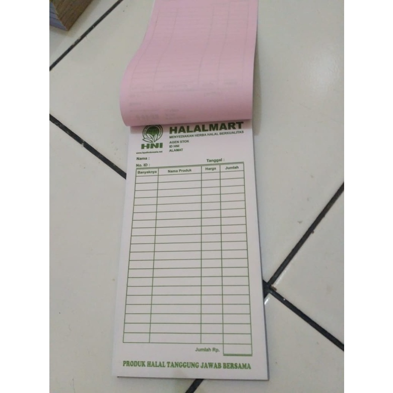 

NOTA HALALMART HNI / NOTA HPAI
