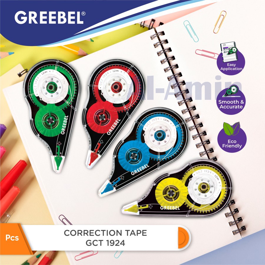 

Greebel GCT1924 Correction Tape 12m / Tip-x Trondol