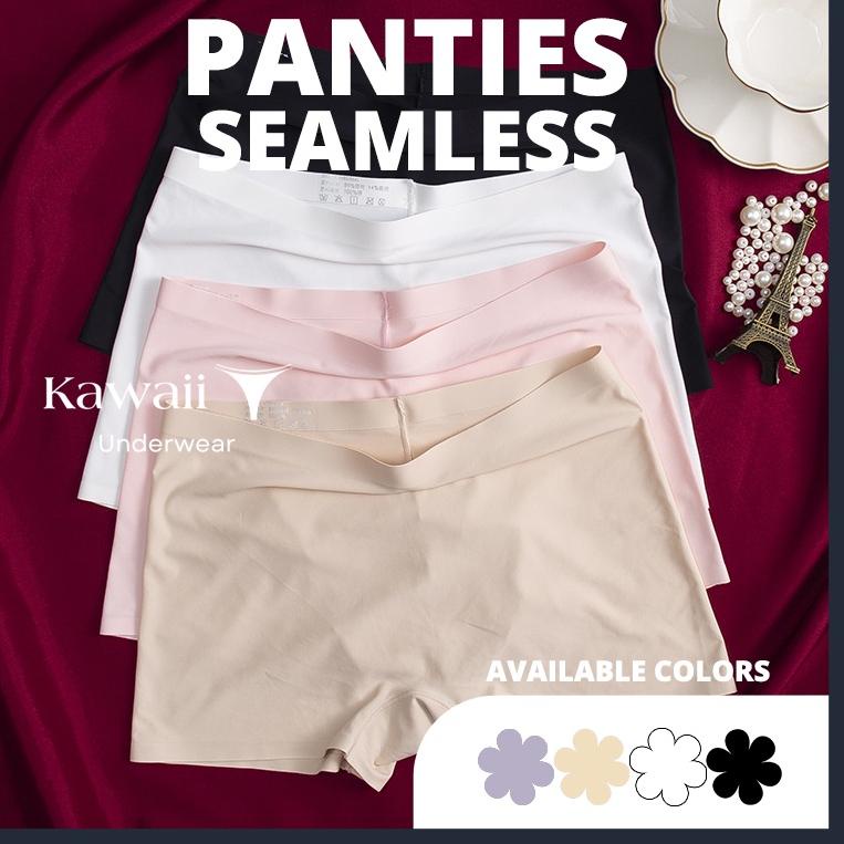 Jangan Sampai Kehabisan❄️ KAWAII - Celana Dalam Wanita Boyshort Seamless Nylon Premium - COD