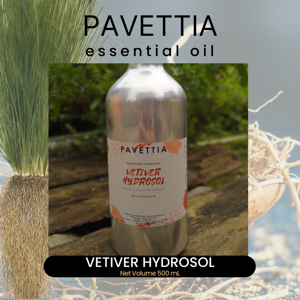 500 ml - Vetiver hydrosol - aromatic water (Vetiveria zizanoides)