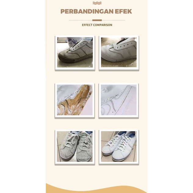 krim pembersih sepatu free spons - sponge shoes cream cleaner wax