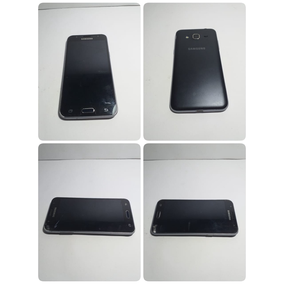 Ponsel samsung J3 2016 bekas rusak layar touch  tidak ada baterai