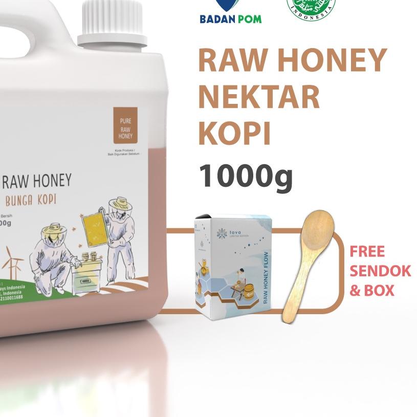 

۞ Asli Murni 1kg Tava Grade A Nektar Kopi 100% Alami Pure Natural Raw Honey ♬